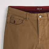 Slim Cotton Drill Five Pocket Trousers