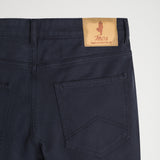 Slim Cotton Drill Five Pocket Trousers