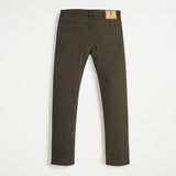 Slim Cotton Drill Five Pocket Trousers