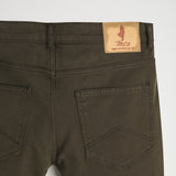 Slim Cotton Drill Five Pocket Trousers