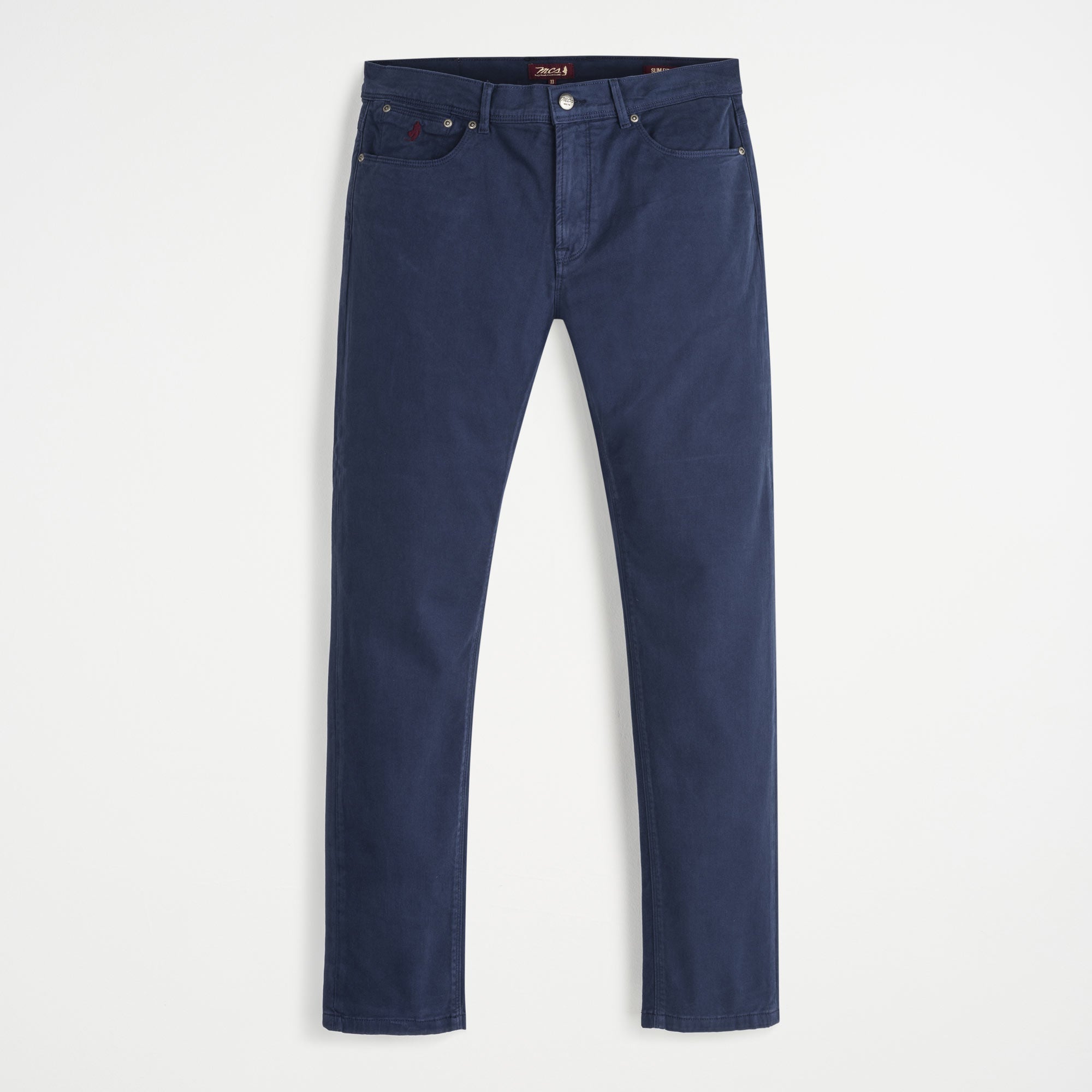 Five Pocket Slim Gabardine Trousers