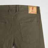 Slim Cotton Dobby Five Pocket Trousers