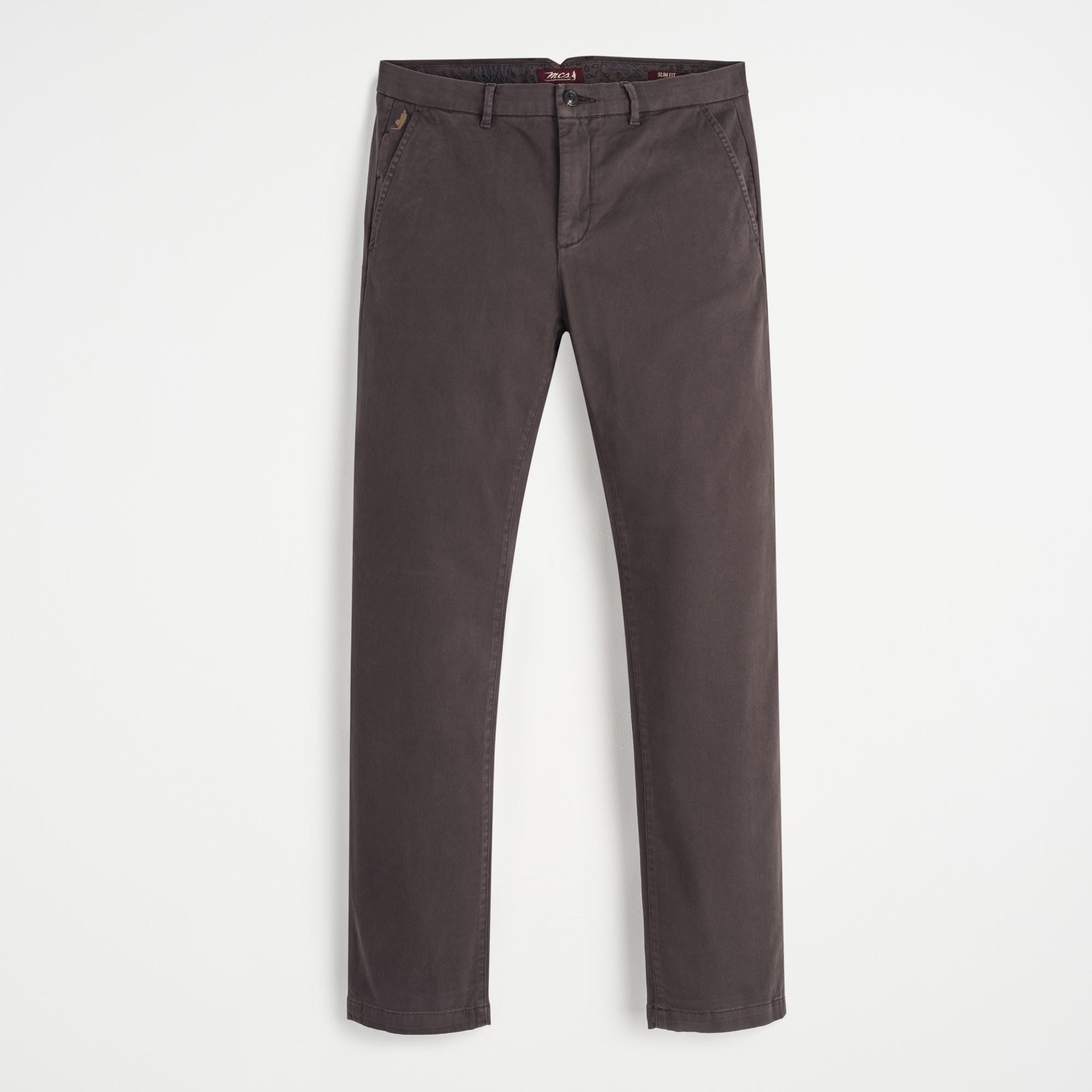 Pantaloni Chino in Gabardina Slim