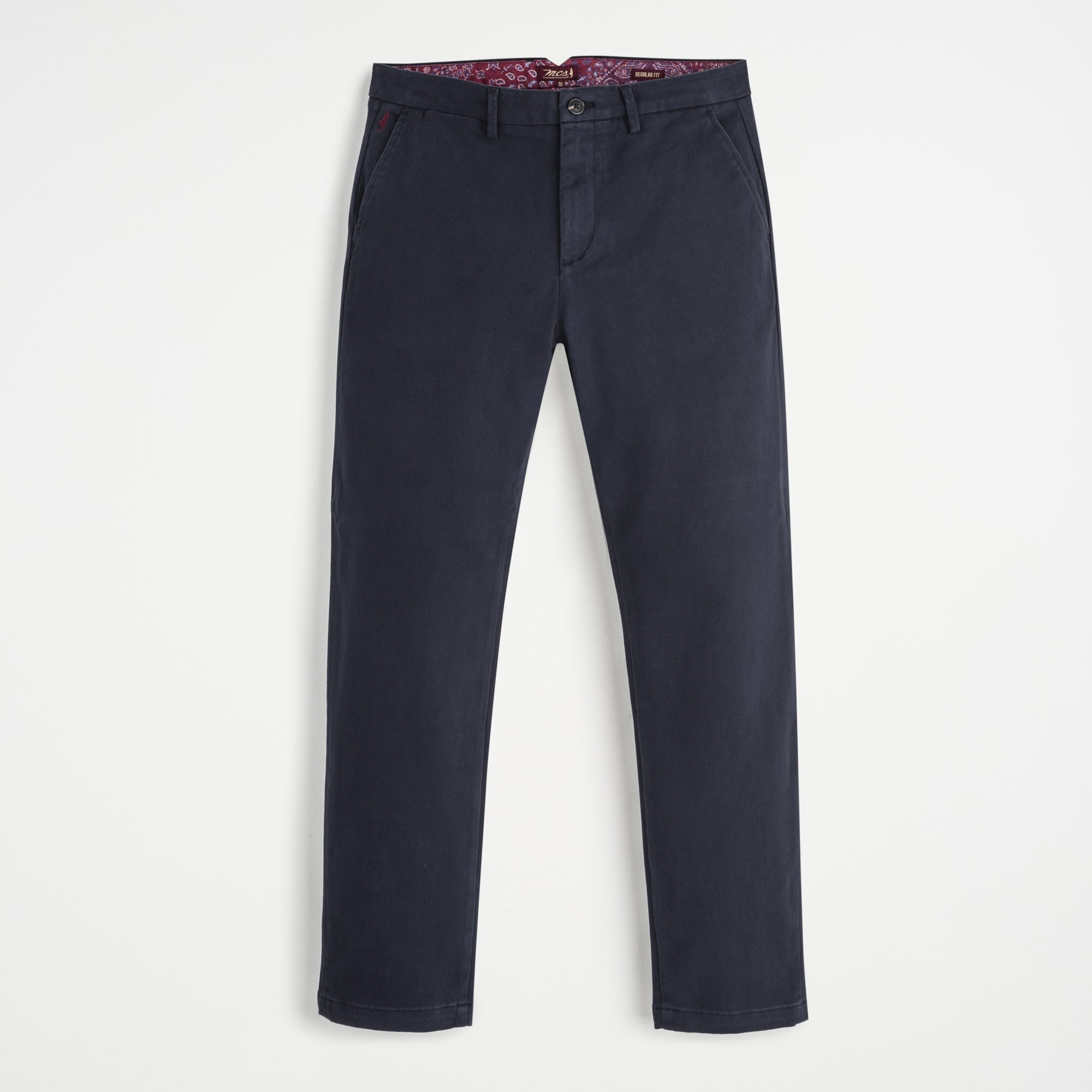 Pantaloni Chino in Drill di Cotone Regular