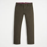 Pantaloni Chino in Drill di Cotone Regular