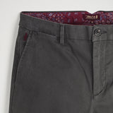 Chino trousers with regular printed lining