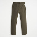 Chino trousers with regular printed lining