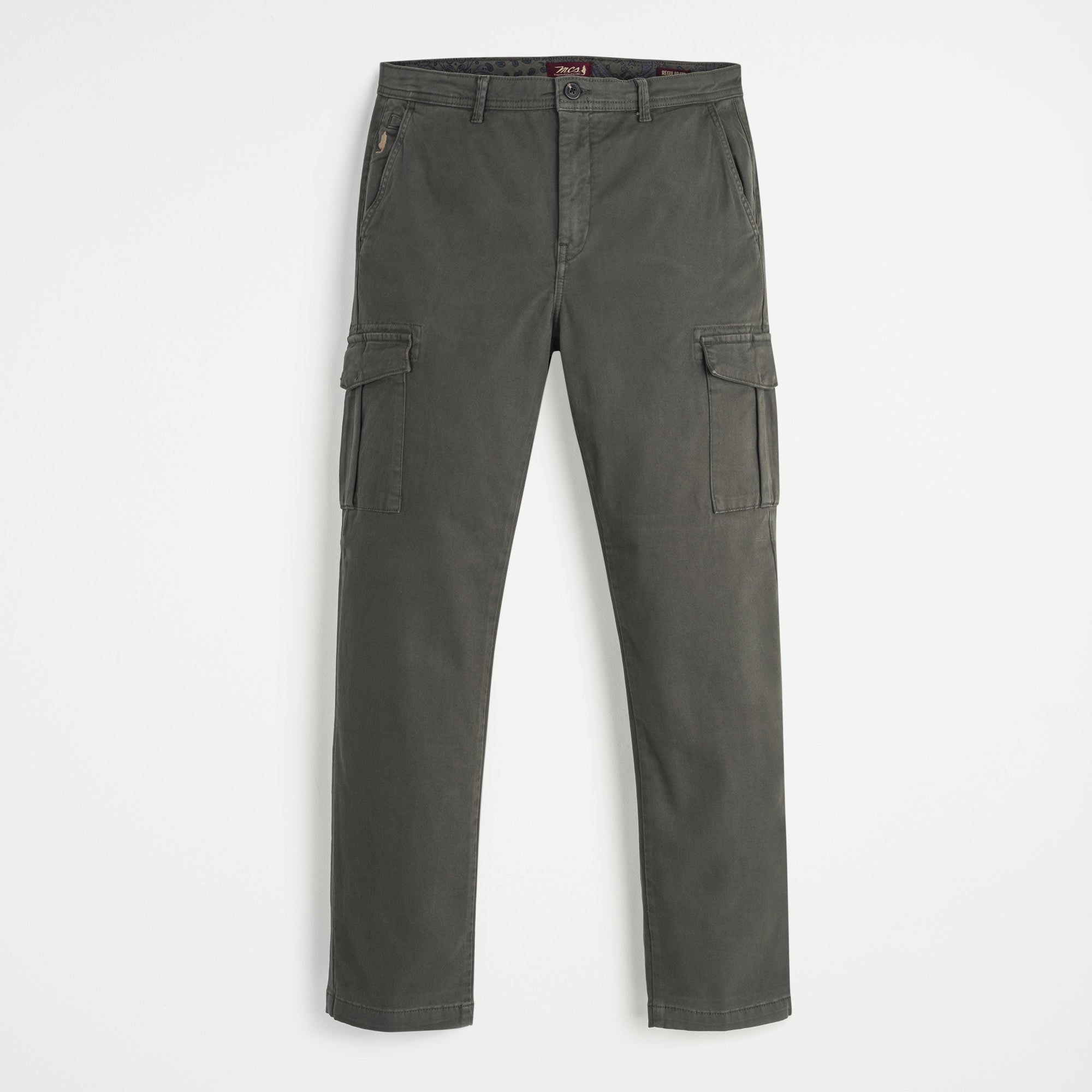 Pantaloni Chino Cargo Regular