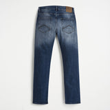 Jeans con Dettagli in Pelle Regular