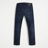 Jeans con Dettagli in Pelle Regular