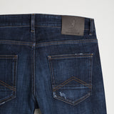 Jeans con Dettagli in Pelle Regular