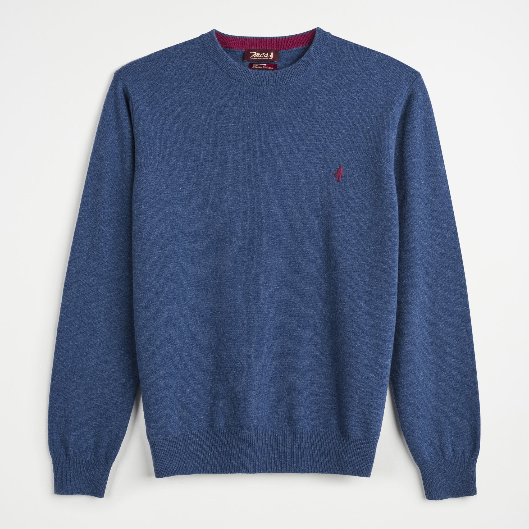 Fine Wool Crew Neck Sweater