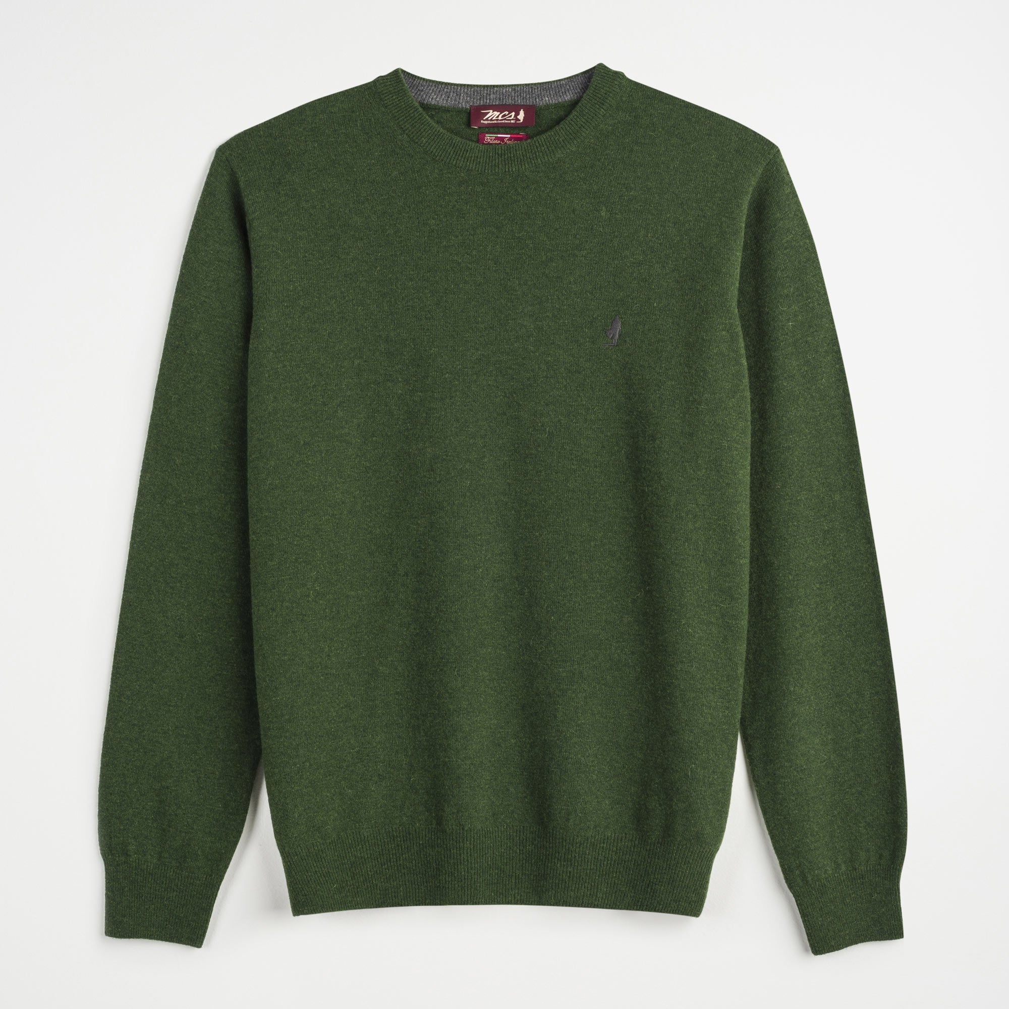 Fine Wool Crew Neck Sweater