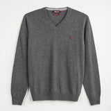 Thin Wool V-Neck Sweater