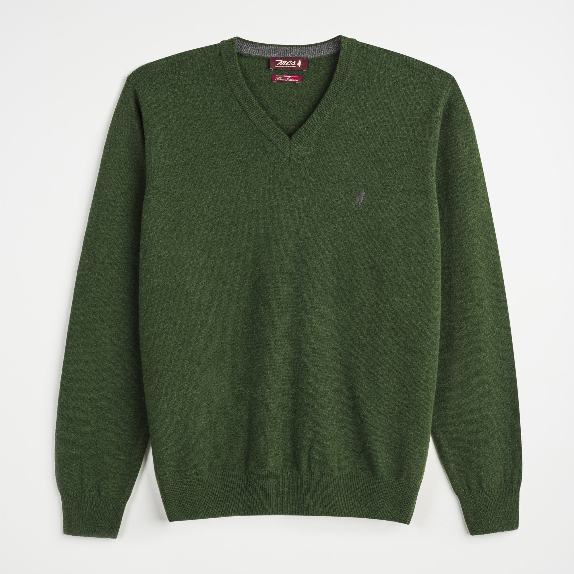 Thin Wool V-Neck Sweater