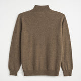 Thin Wool Half Zip Sweater