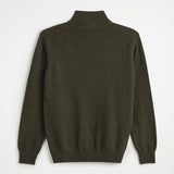 Thin Wool Half Zip Sweater