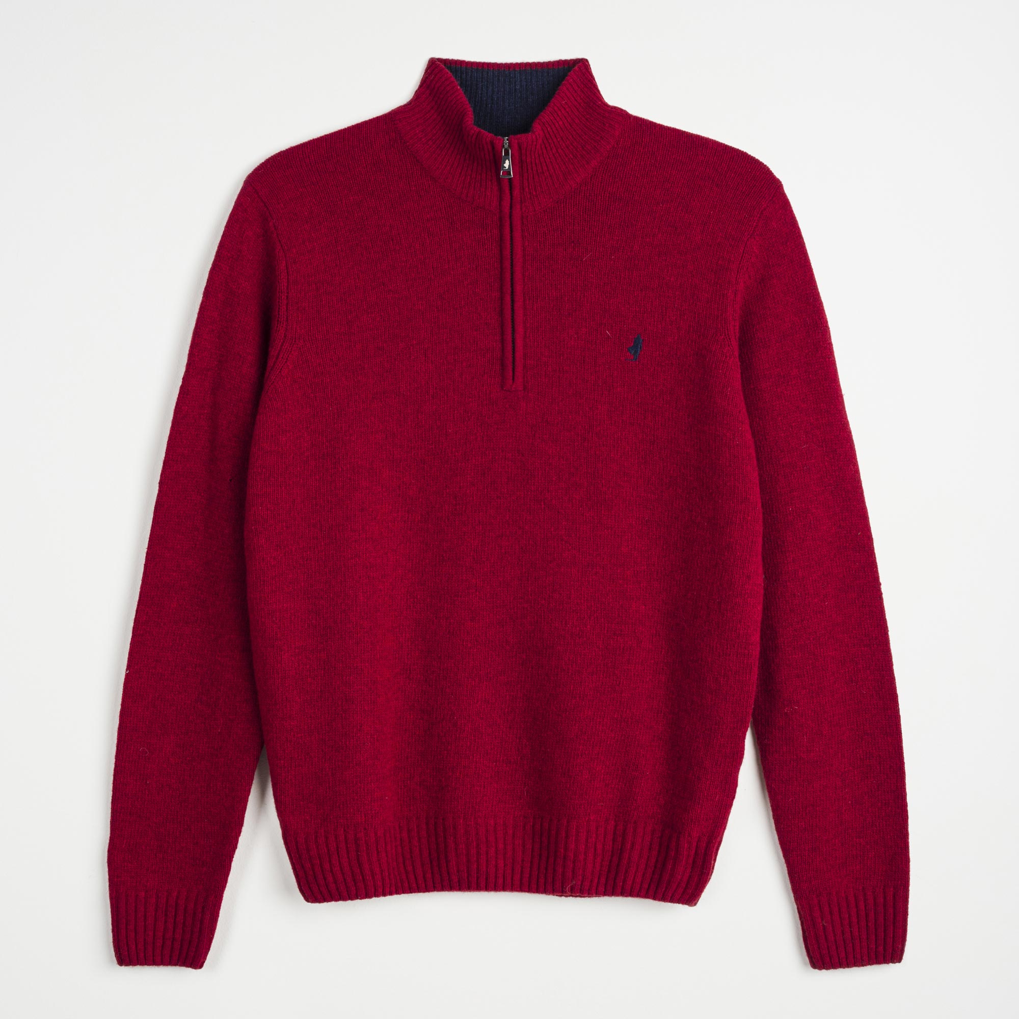 Half Zip Wool Sweater