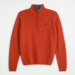 Half Zip Wool Sweater