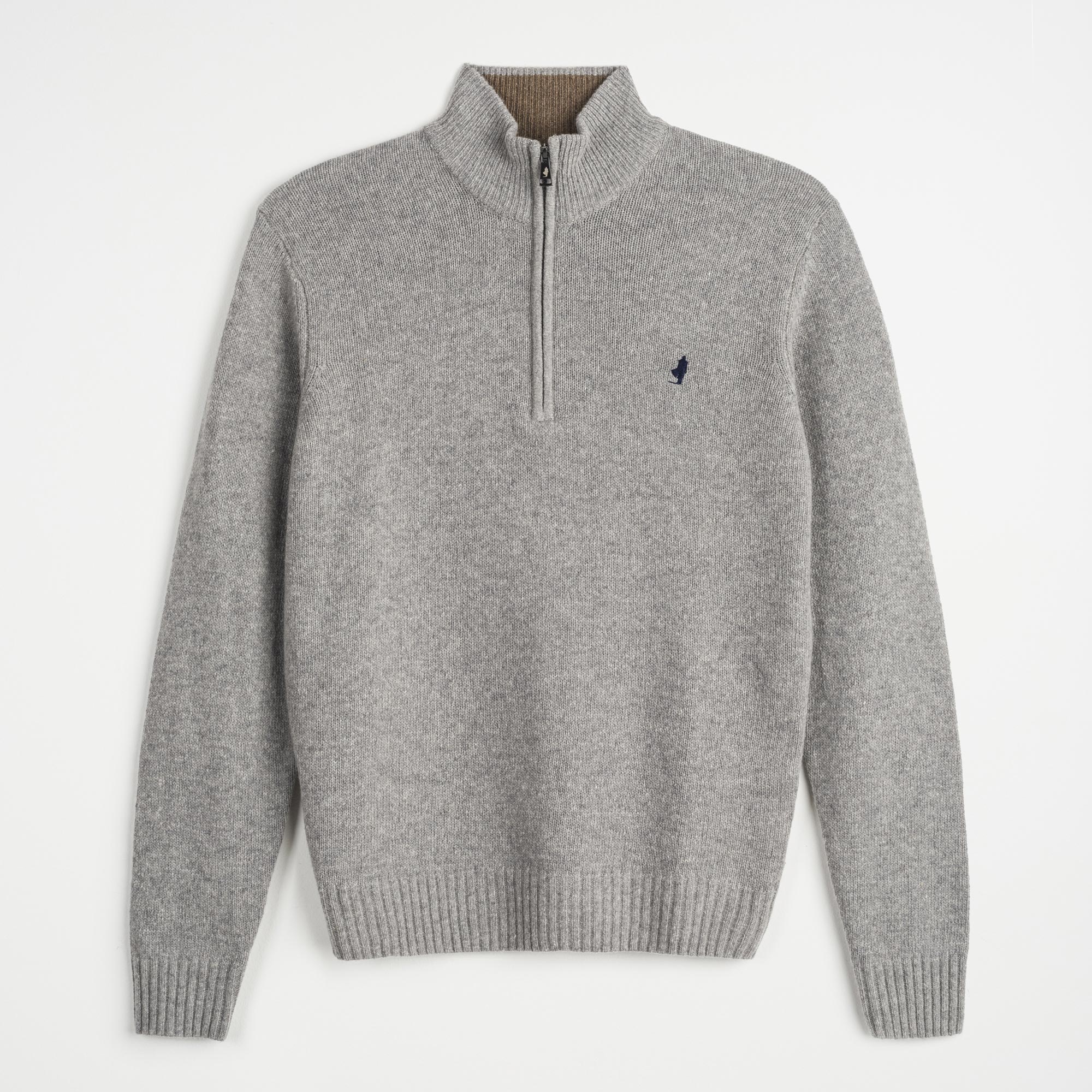 Half Zip Wool Sweater