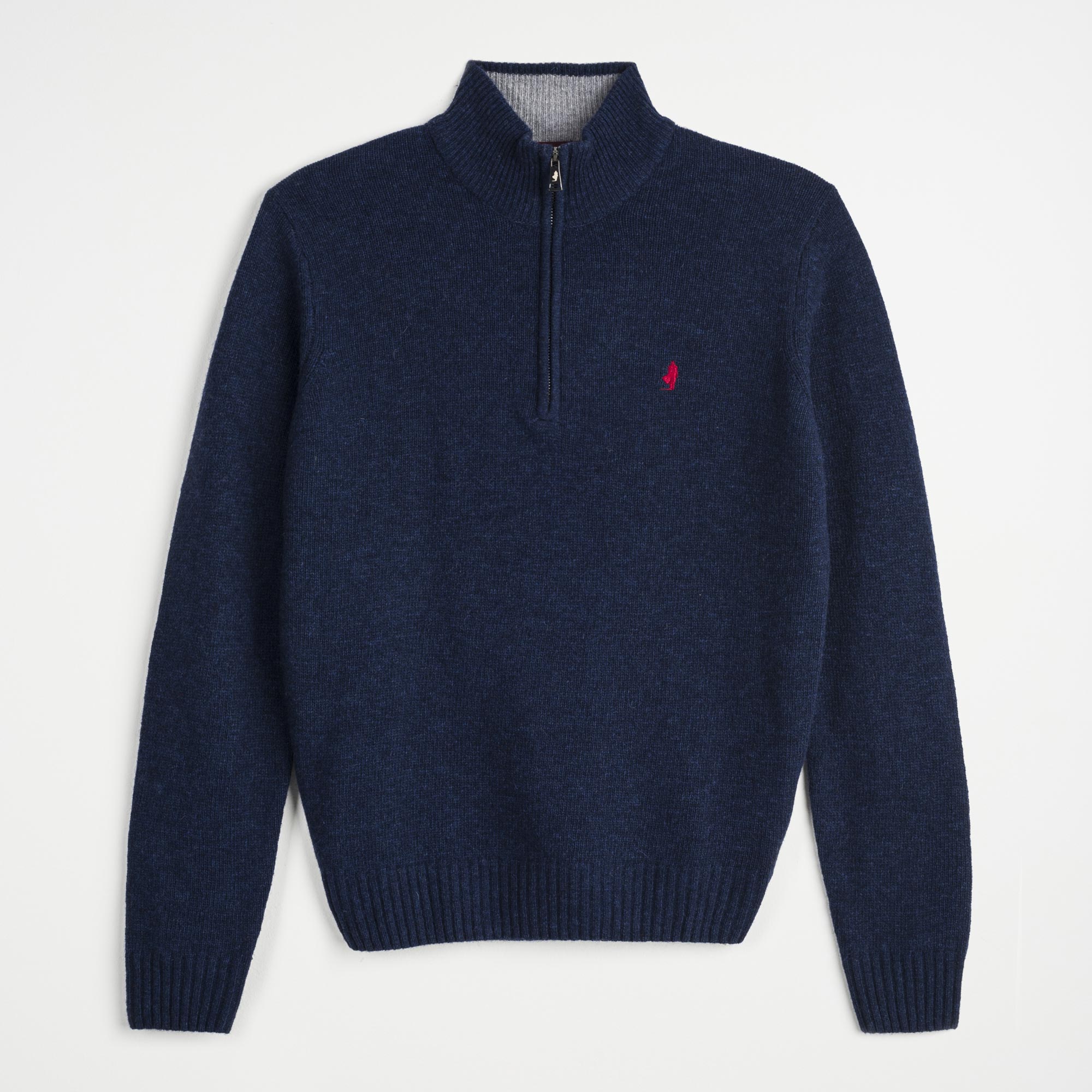 Half Zip Wool Sweater