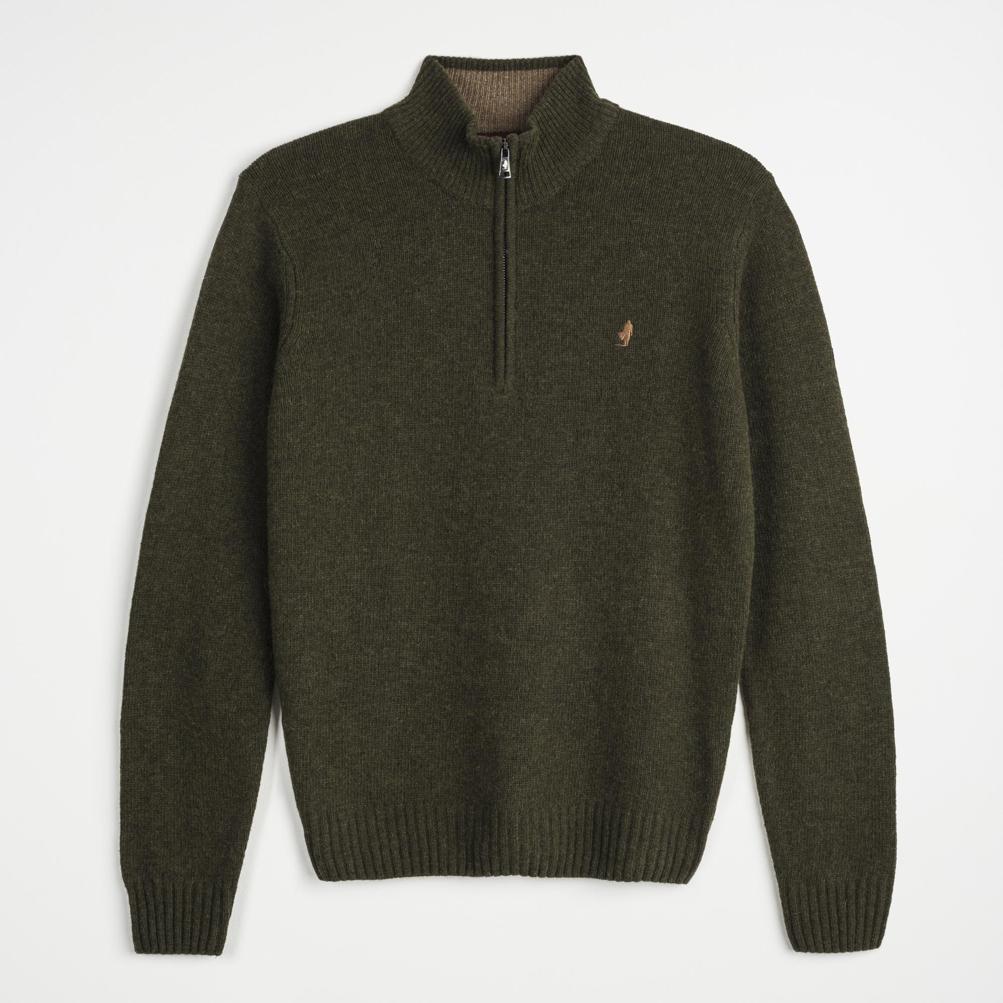 Half Zip Wool Sweater