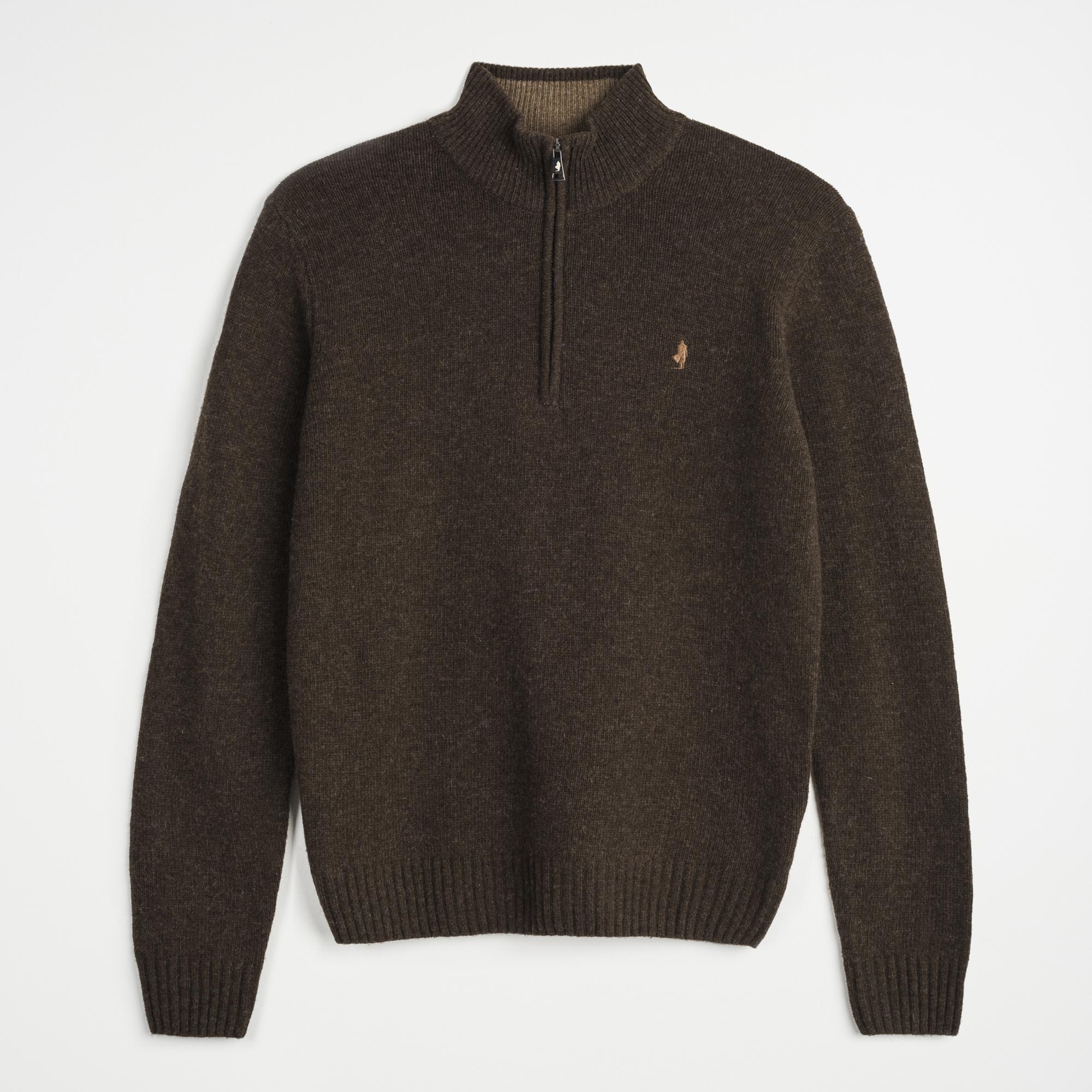 Half Zip Wool Sweater