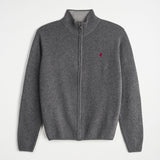 Full Zip Wool Sweater