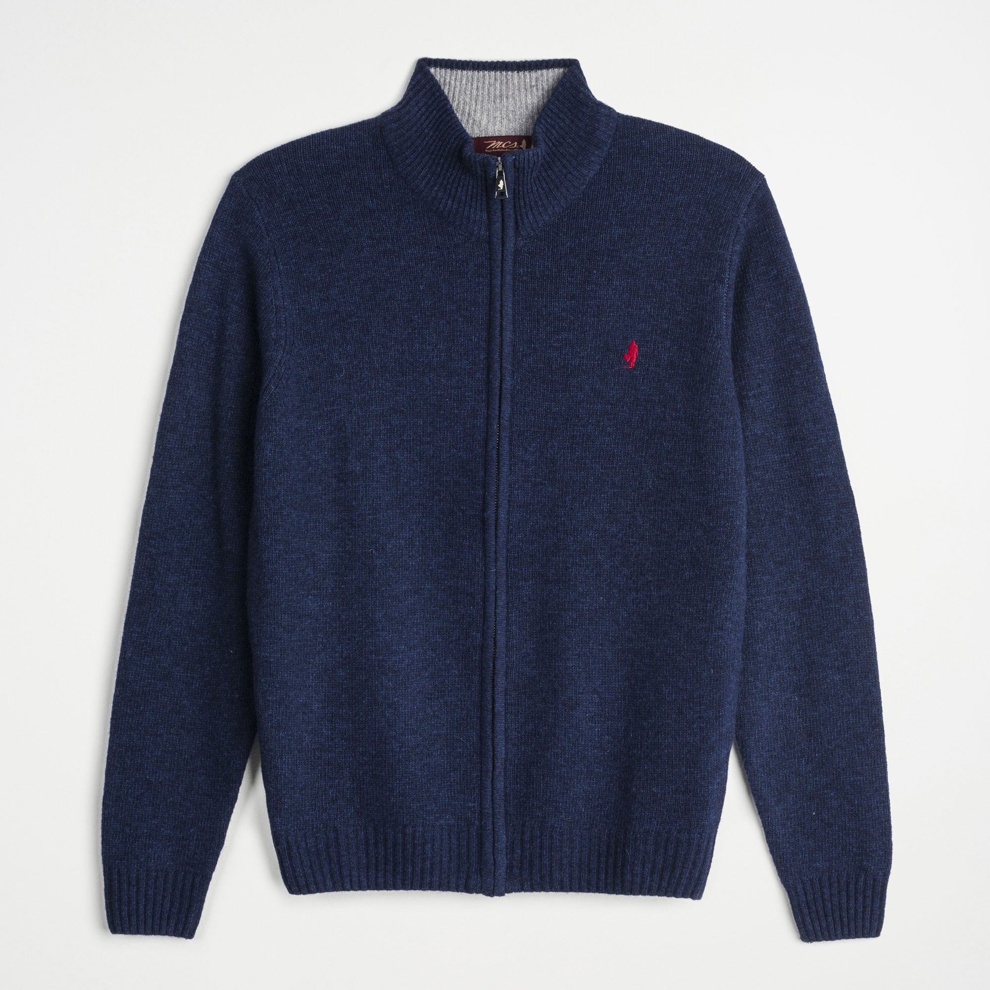 Full Zip Wool Sweater