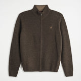 Full Zip Wool Sweater