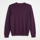 Cotton and Wool Crew Neck Sweater