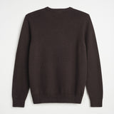 Cotton and Wool Crew Neck Sweater