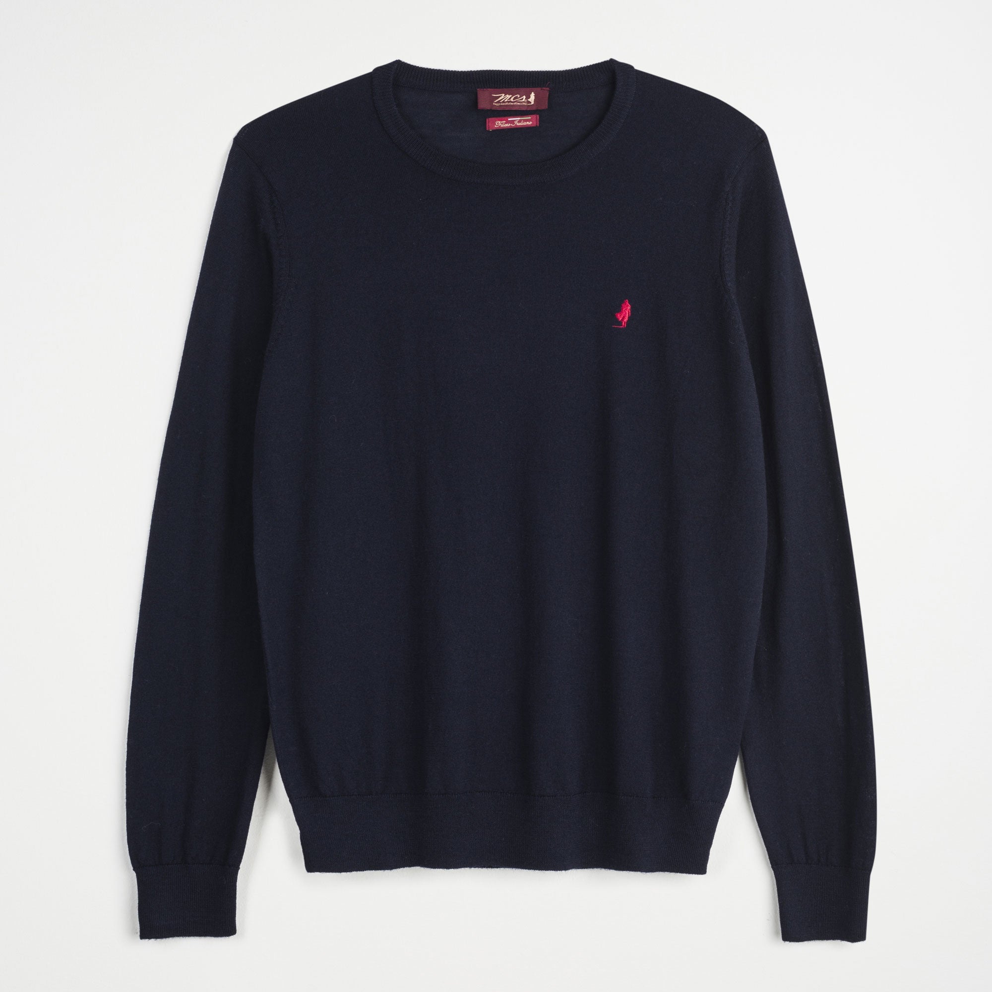 Crew Neck Sweater 100% Merino Wool