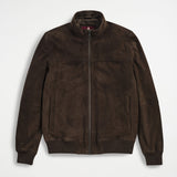 Suede Bomber Harrington