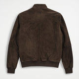 Suede Bomber Harrington