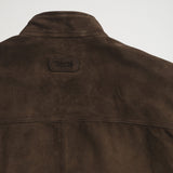 Suede Bomber Harrington