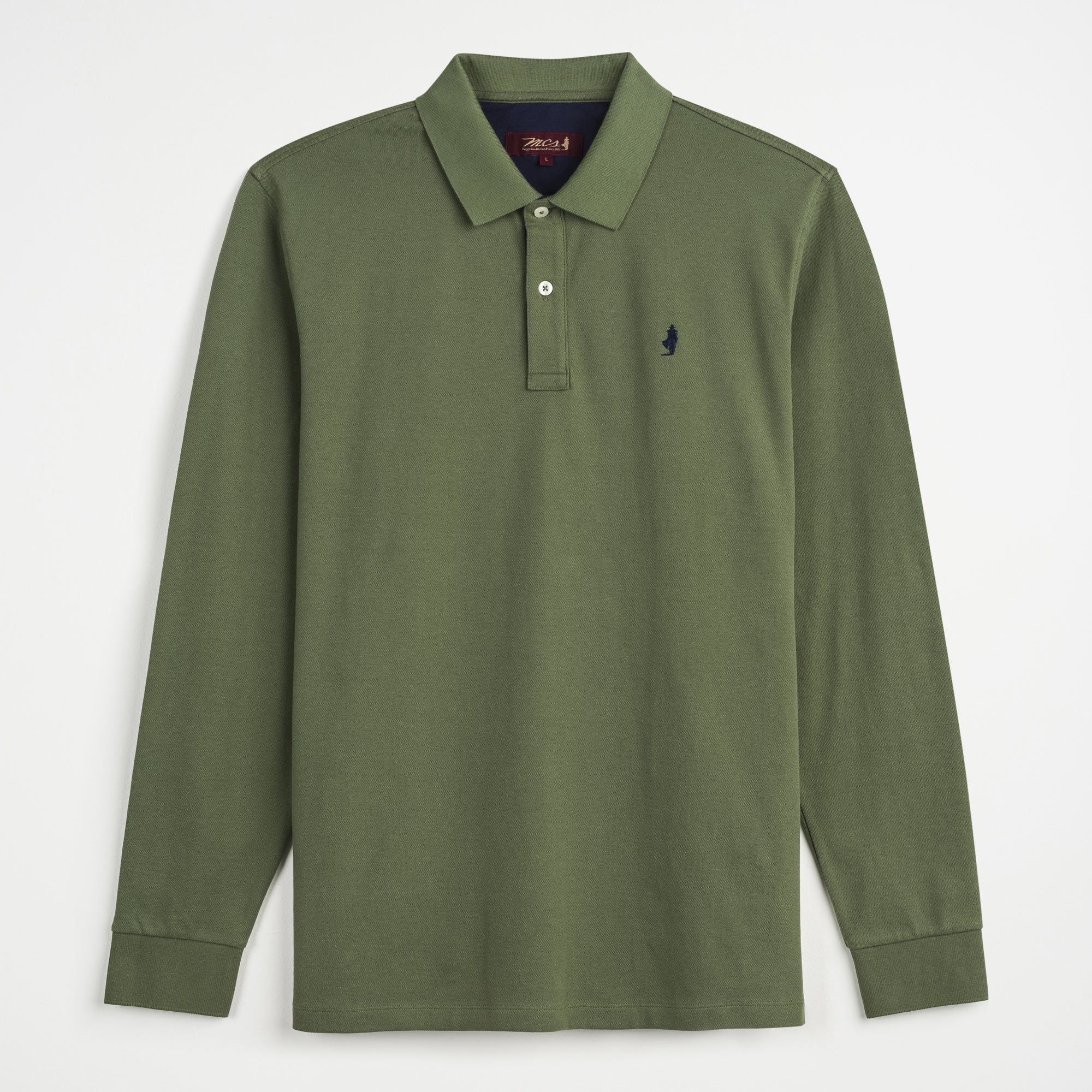 Long Sleeve Stretch Polo