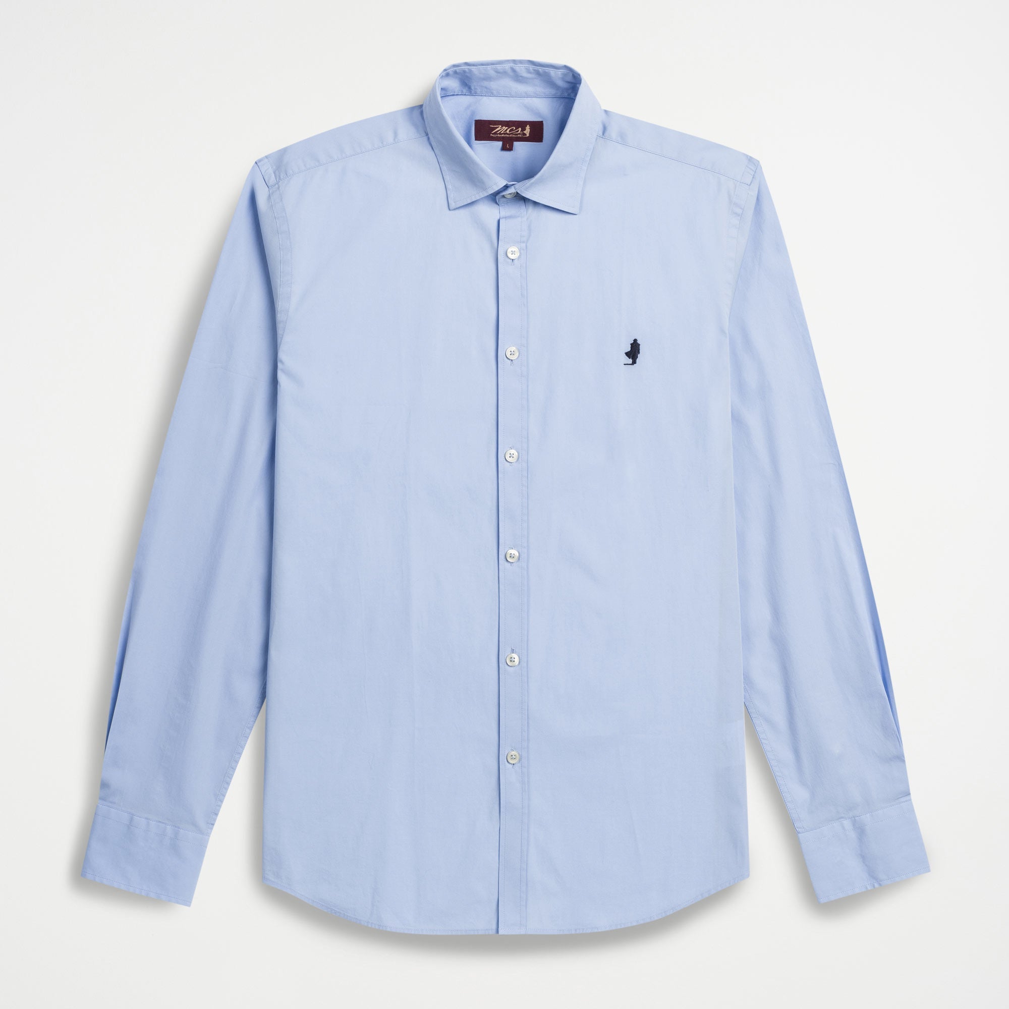 Slim Fit Stretch Cotton Shirt