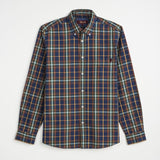 Blue Checked Shirt with Pocket 100% Cotton