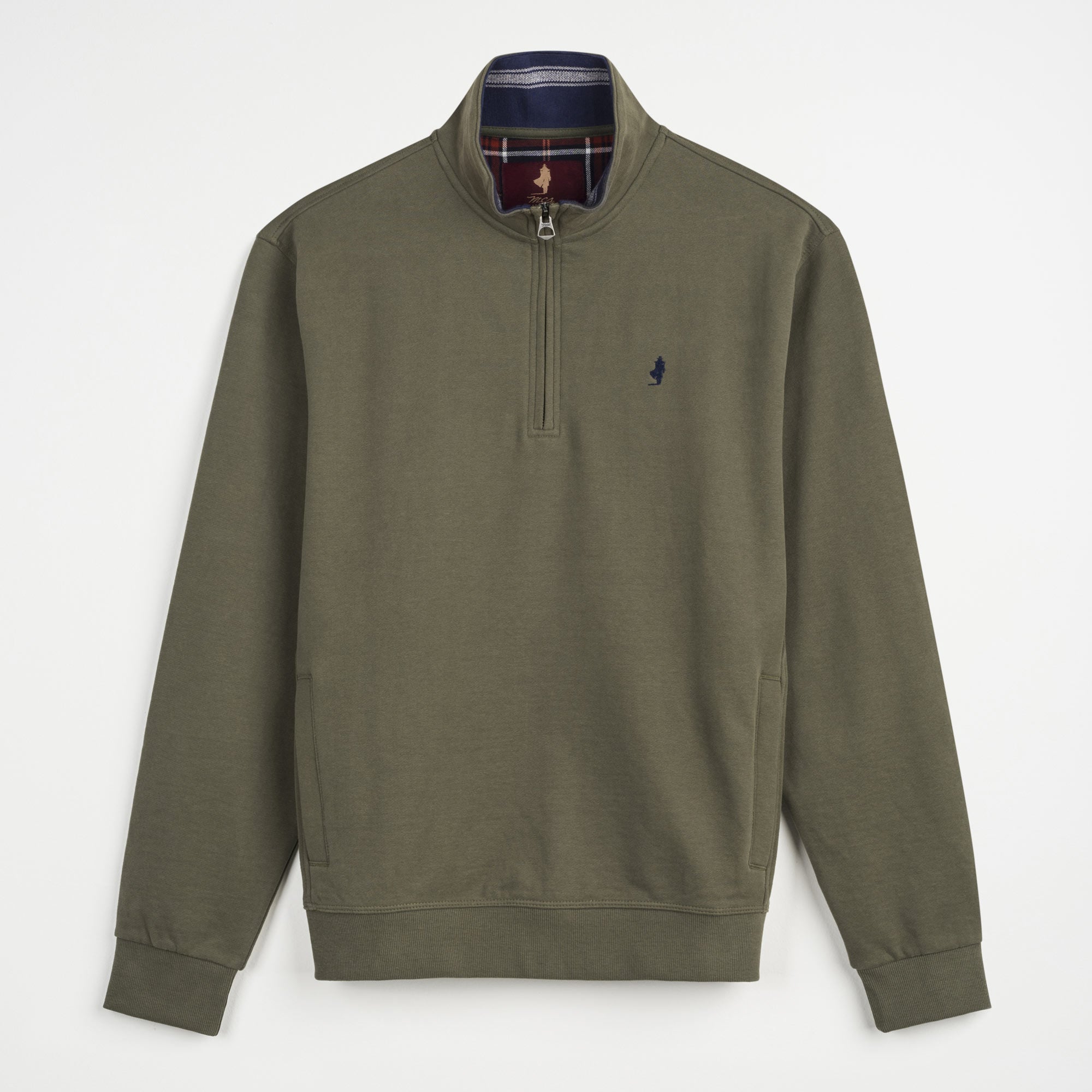 Half Zip Sweatshirt 100% Cotton