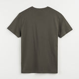 Solid Color T-Shirt with Embroidered Logo