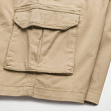 Summer Short Cargo Pants in Gabardine