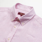 100% Linen Dyed Thread Shirt with Pocket