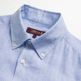 Camicia 100% Lino Tinto in Filo con Taschino