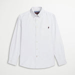 Camicia in Oxford 100% Cotone con Taschino - White