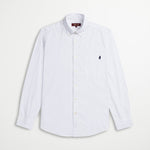 Camicia 100% Cotone Popeline con Taschino - White