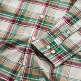 Camicia 100% Cotone a Quadri con Taschino