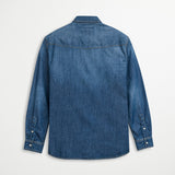 Dark Blue Denim Western Shirt