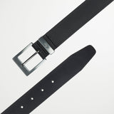 Leather Belt with Waxed Effect