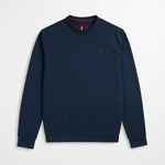 Felpa Girocollo 100% Cotone - Navy Blazer